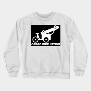 Cargo Bike Nation - Bike Carries Car Crewneck Sweatshirt